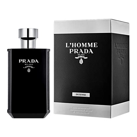 prada l'homme l'intense eau de parfum|Prada l'homme intense price.